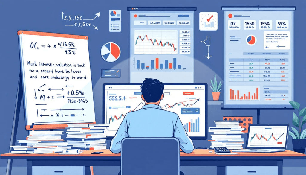An example illustrating practical applications of intrinsic valuation